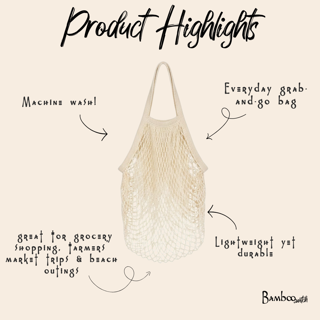 Organic Cotton Net Produce Bag