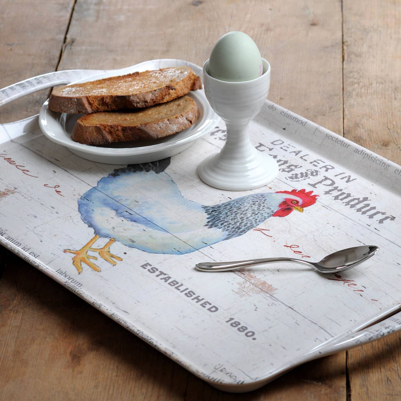 On The Farm Large Handled Tray