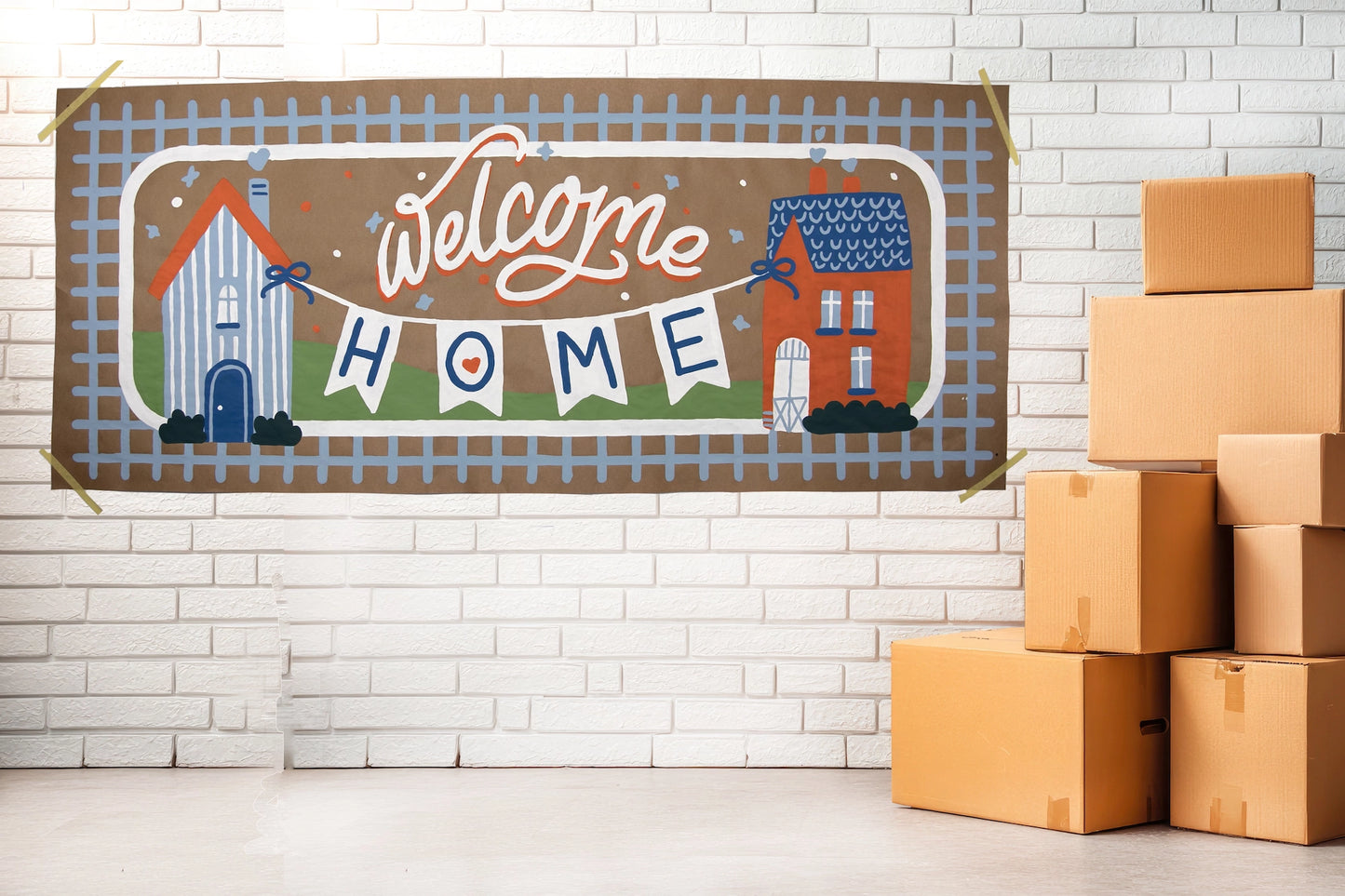 Welcome Home DIY Banner by Numbers™ Kit