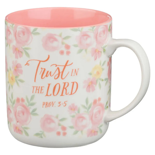 Trust in the Lord Floral Mug