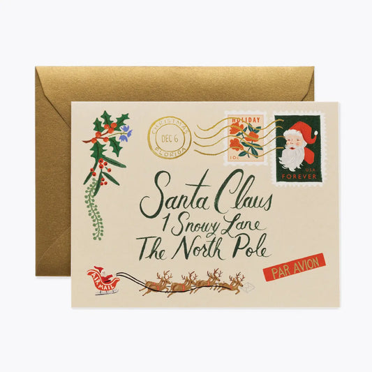 Santa Letter Card