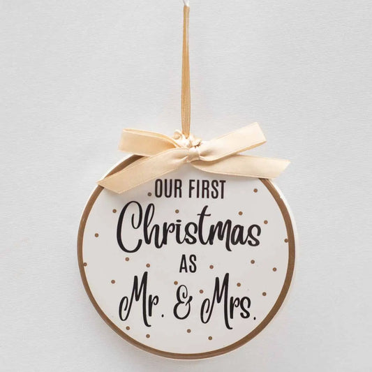 Mr & Mrs Ornament