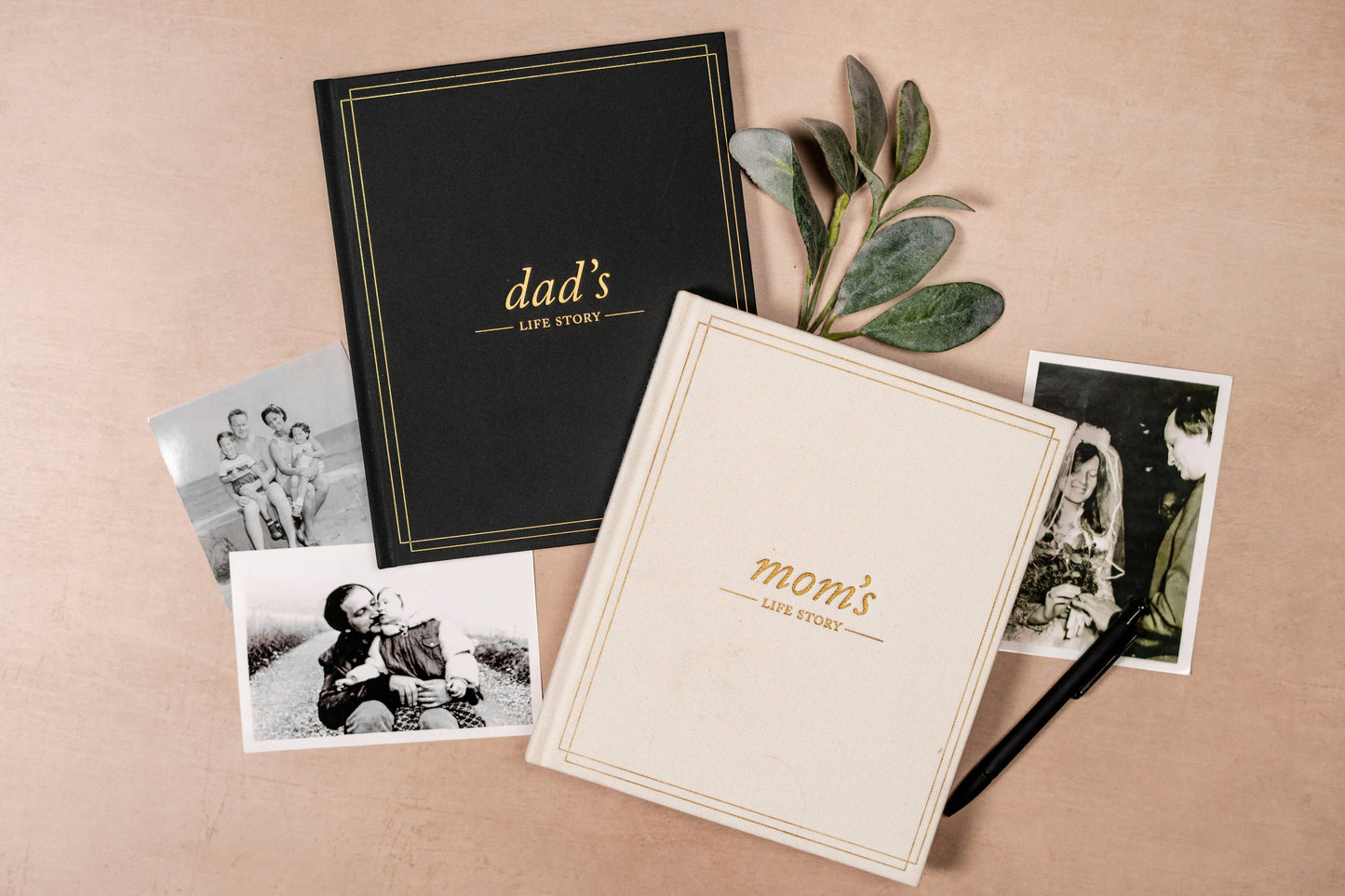 DAD Tell Me Your Story Journal - Linen Bound Life Story Book