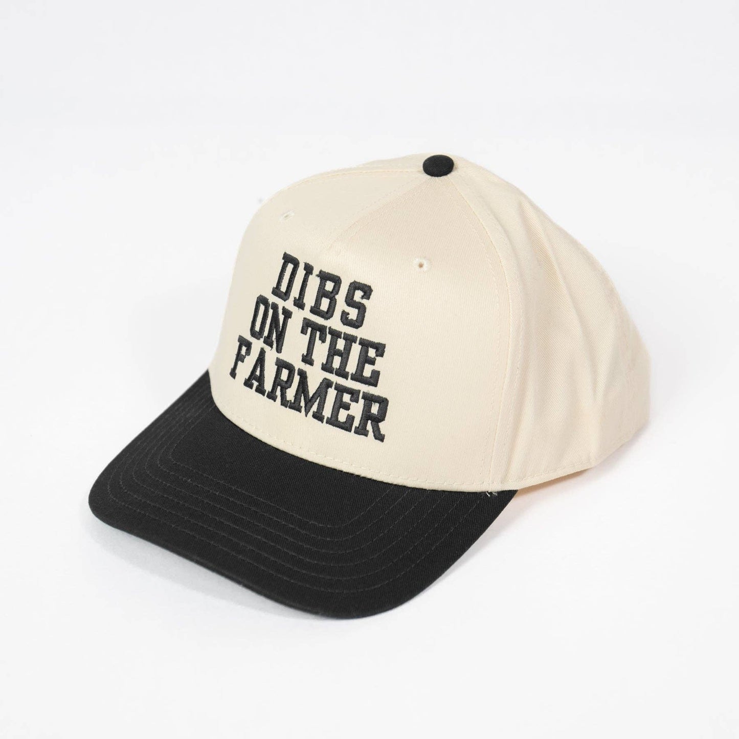 Western 'Dibs on the Farmer' Women's Embroidered Trucker Hat