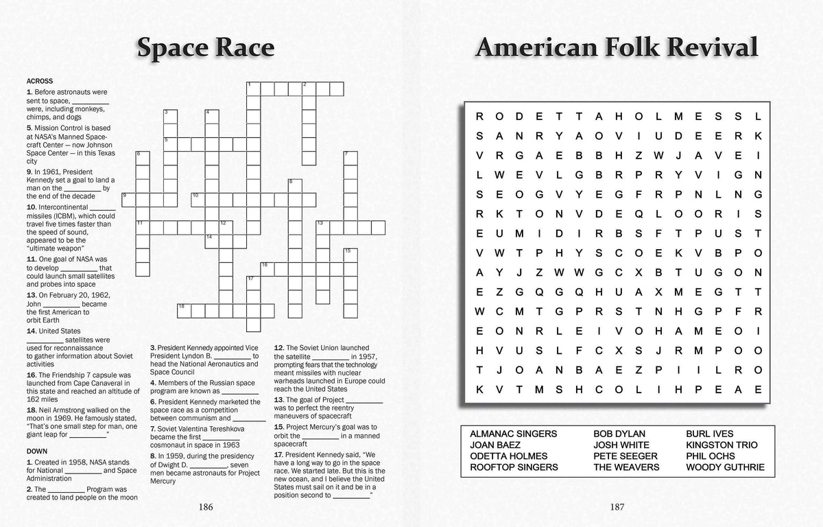 Another Great American Puzzle Book: 200 Large-Print Puzzles