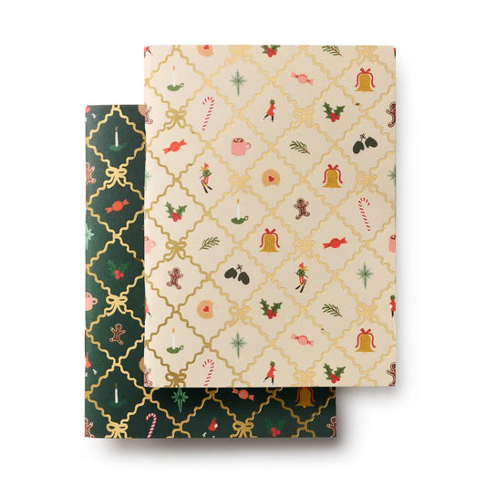 Christmas Argyle Notebook