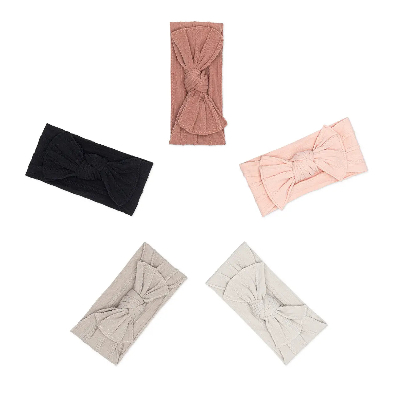 Cable Knit Knotted Headbands