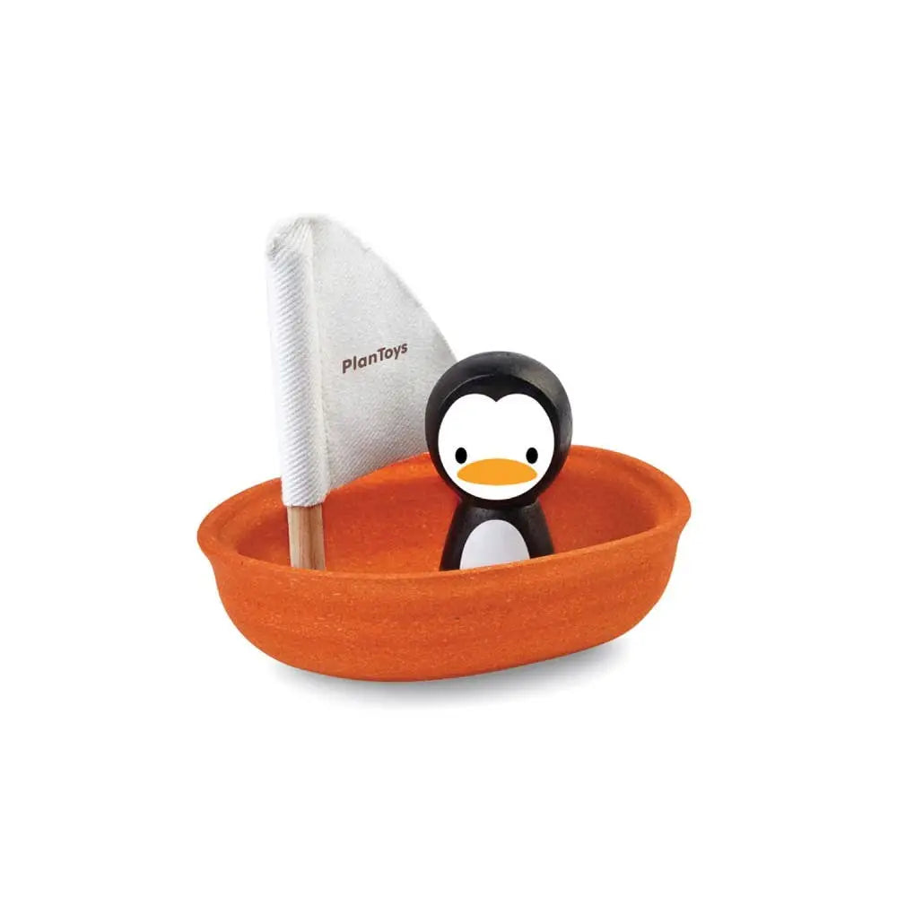 Penguin Sailboat Bath Toy