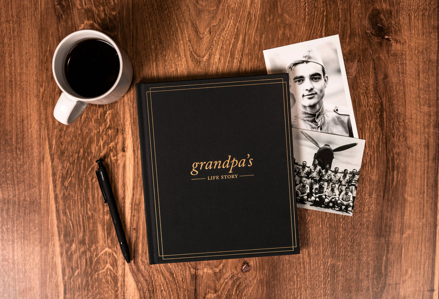 MOM Tell Me Your Story Journal - Linen Bound Life Story Book