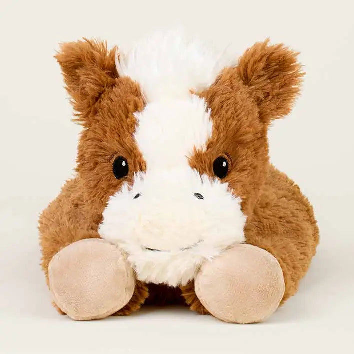 Warmies Brown & White Horse 13" Microwavable Weighted Plush