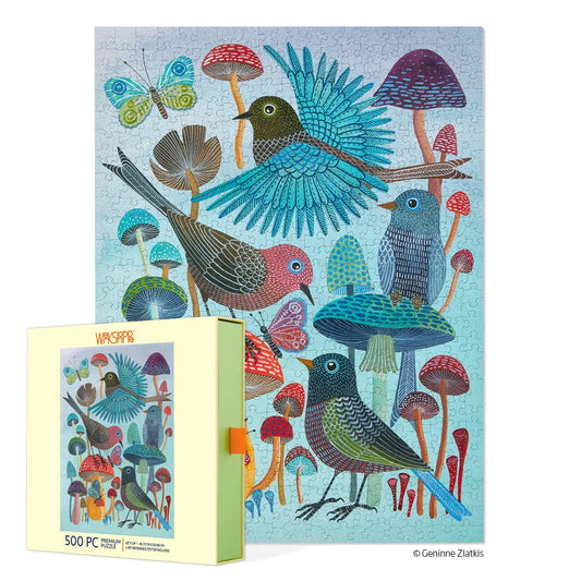 Mushroom Garden 500 Piece Puzzle