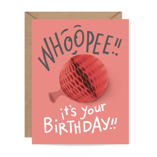  Whoopee Pop-up Card -  Birthday