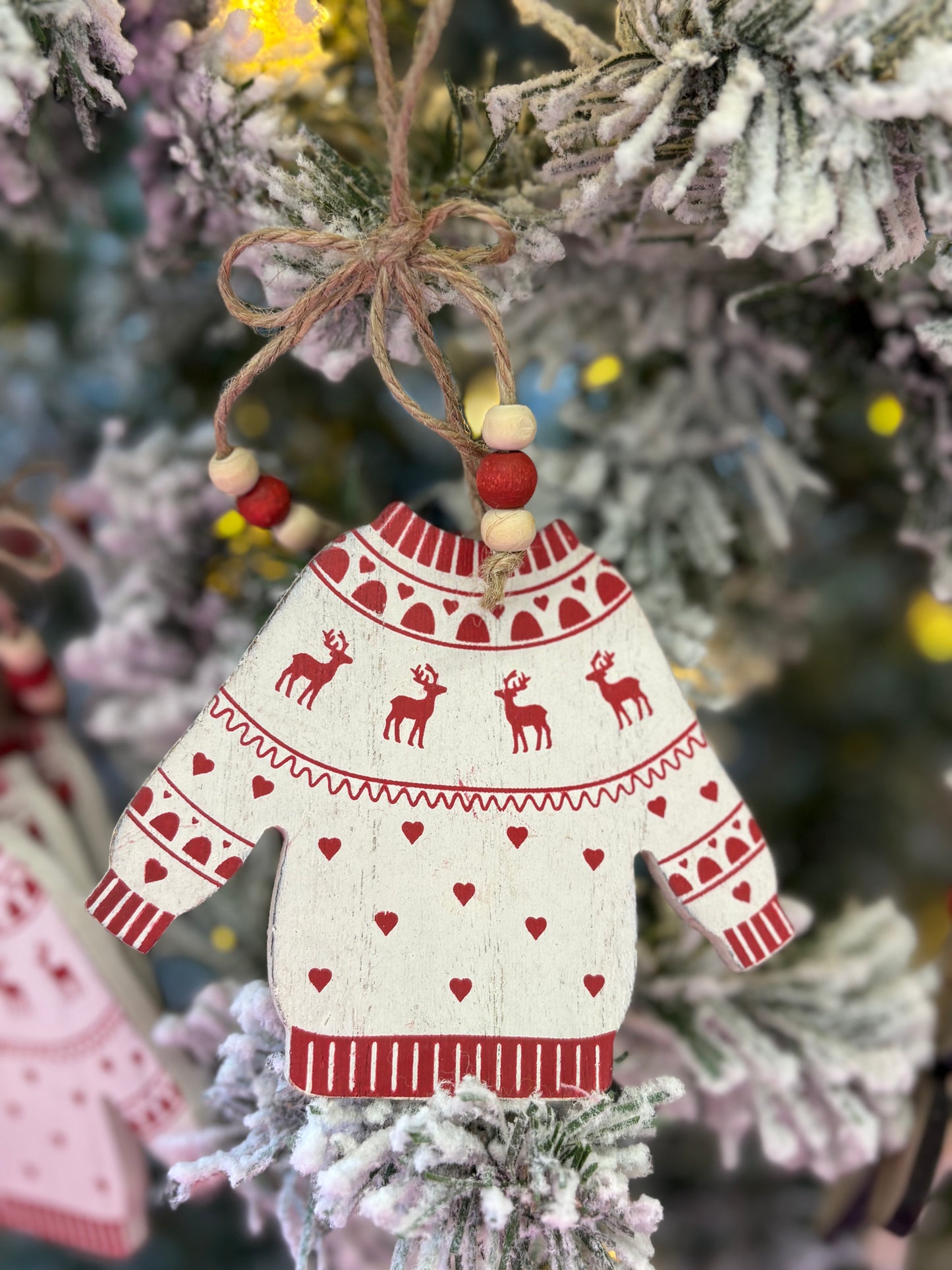 Wood Sweater Ornament