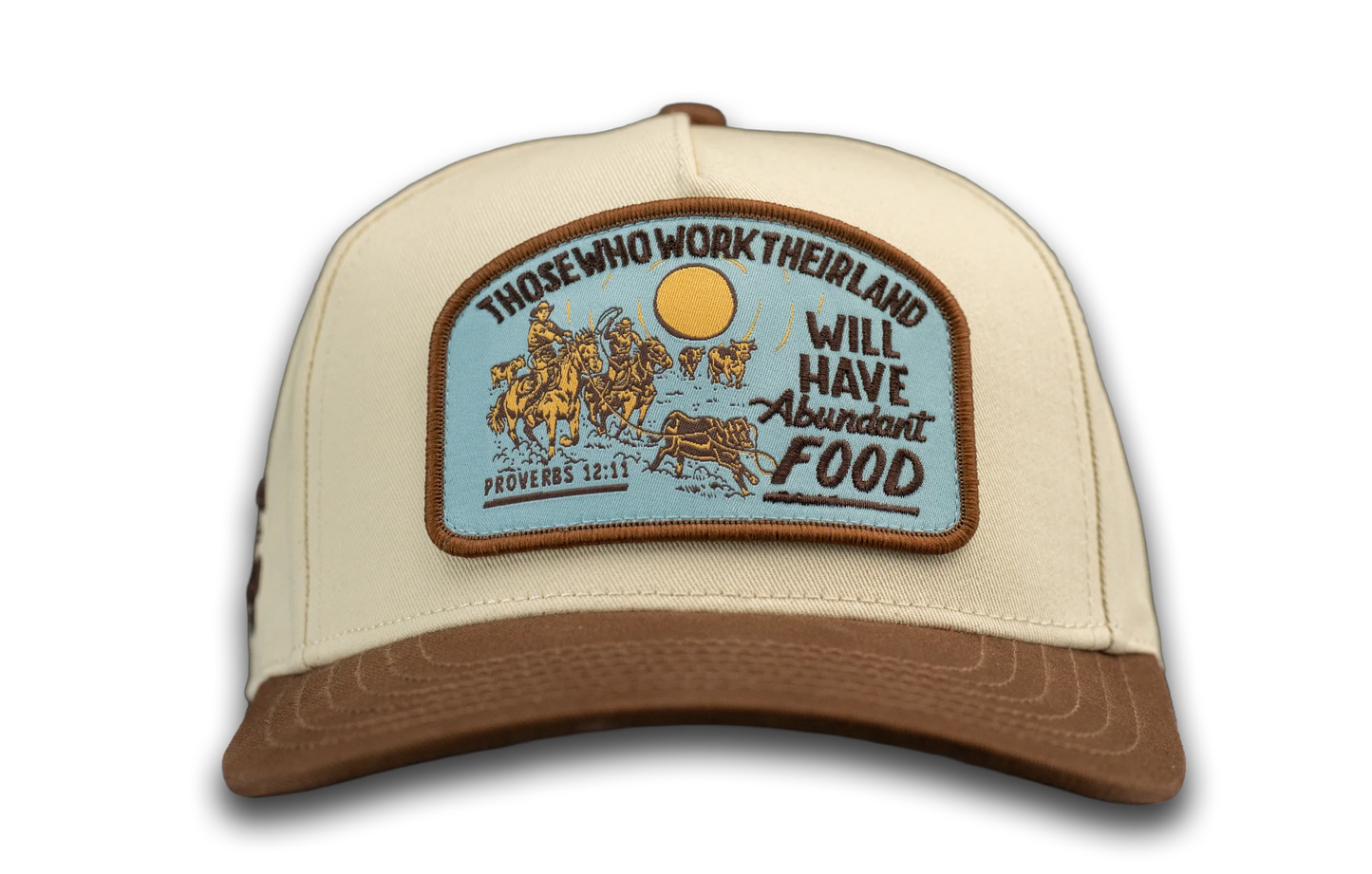 Cowboy Hustle "Abundant Food" Christian Snapback Hat