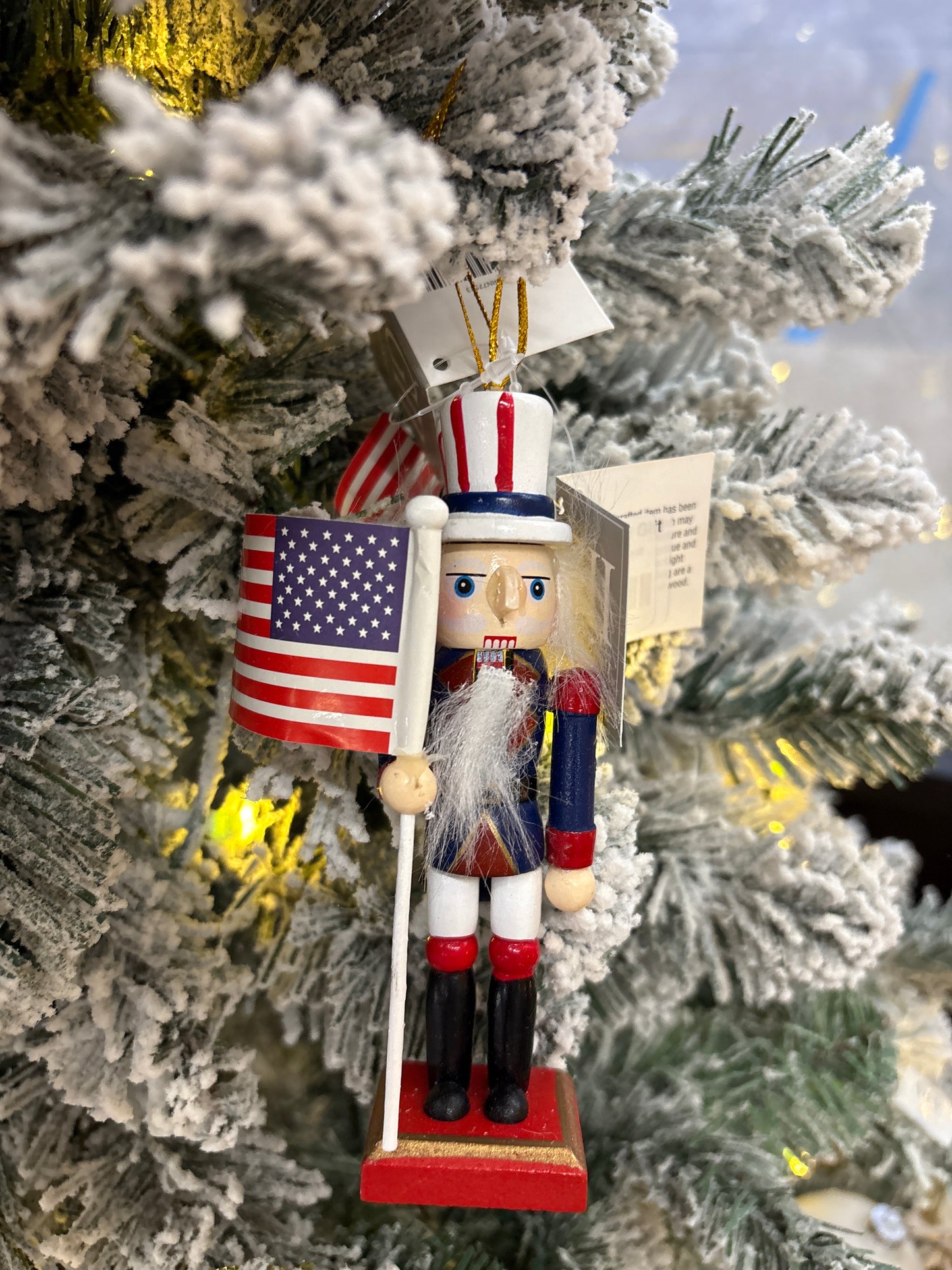 Patriotic Nutcracker Ornament