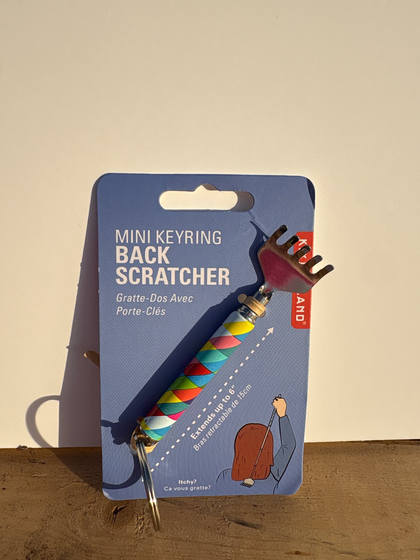 Mini Keyring Back Scratcher