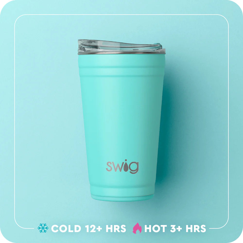 Coastal Tile 24 oz Insulated Party Cup