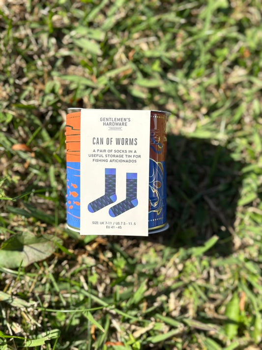 Fishing Socks in a Can