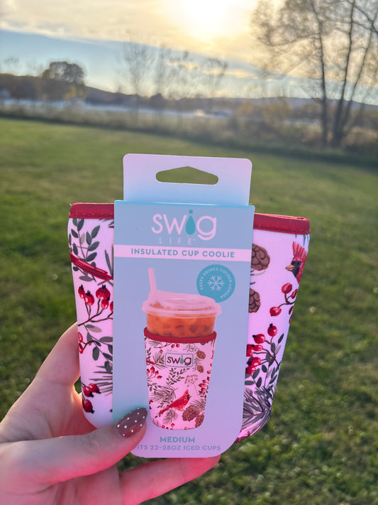 Med. Winter Cardinals Iced Cup Coolie