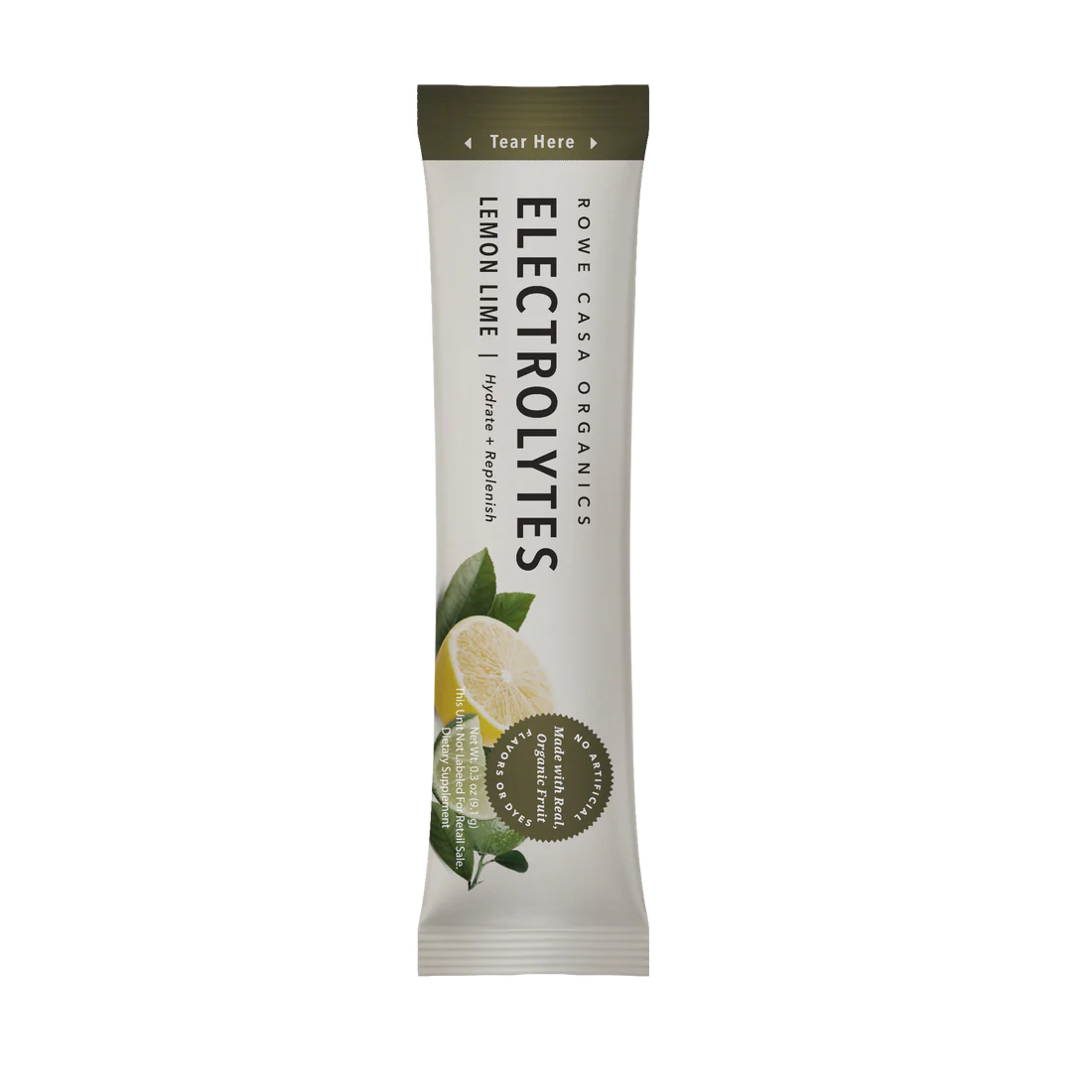 Rowe Casa Lemon Lime Electrolytes | 25 Serving Stick Pack