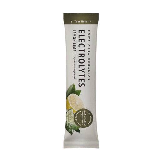 Rowe Casa Lemon Lime Electrolytes | 25 Serving Stick Pack
