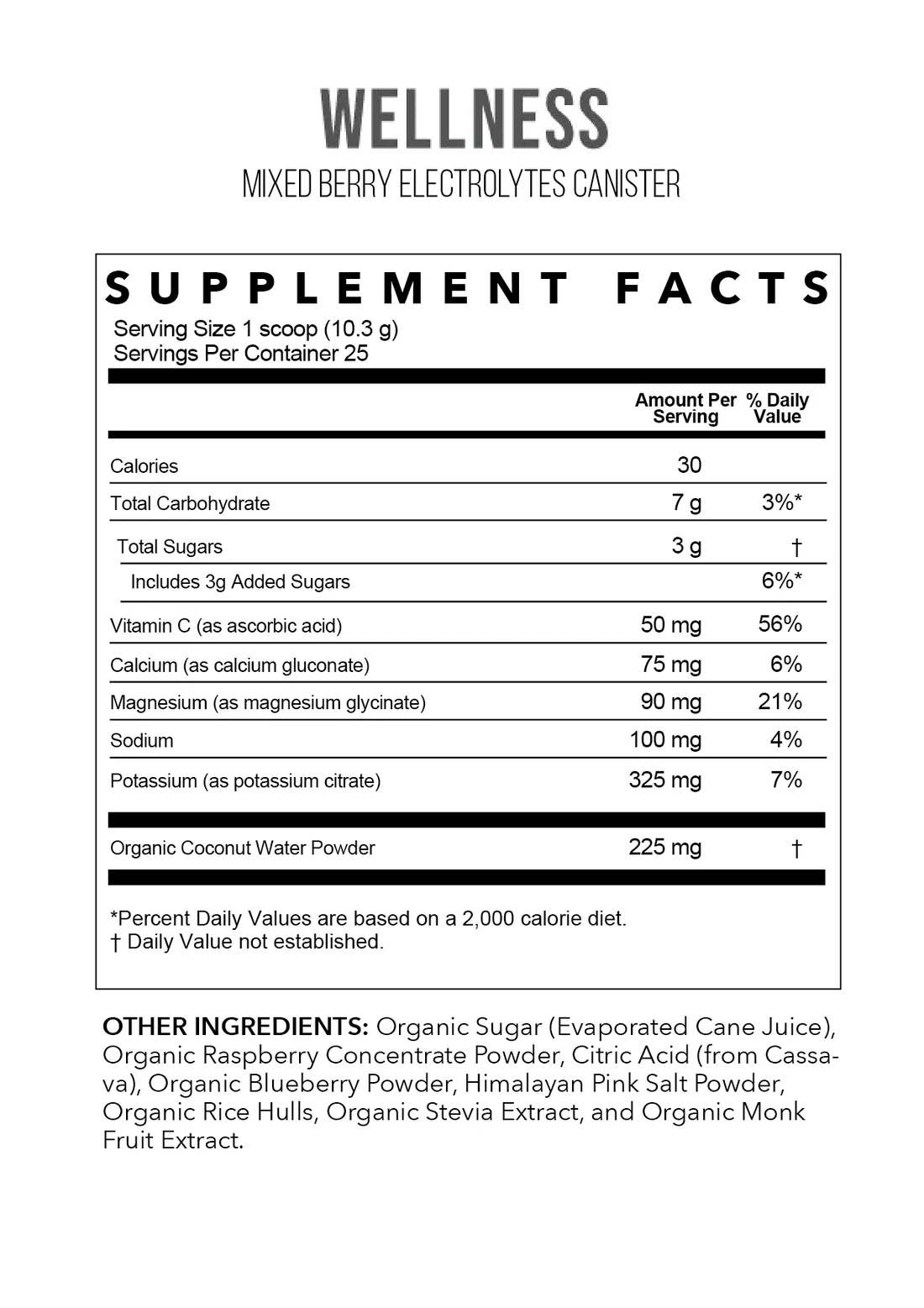Rowe Casa Mixed Berry Electrolytes Canister