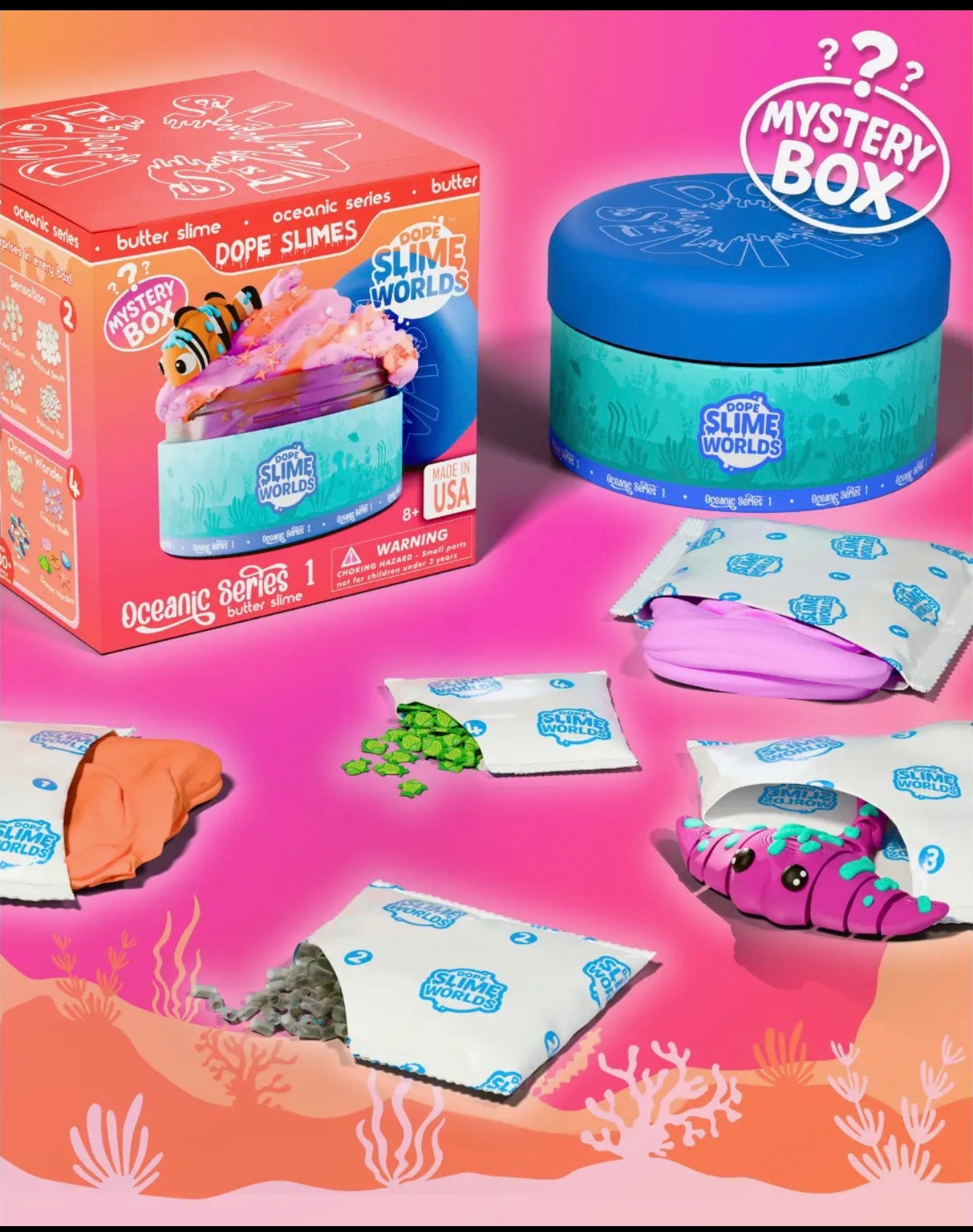 Slime Worlds™ Oceanic Series 1 Blind Box Slime Kit