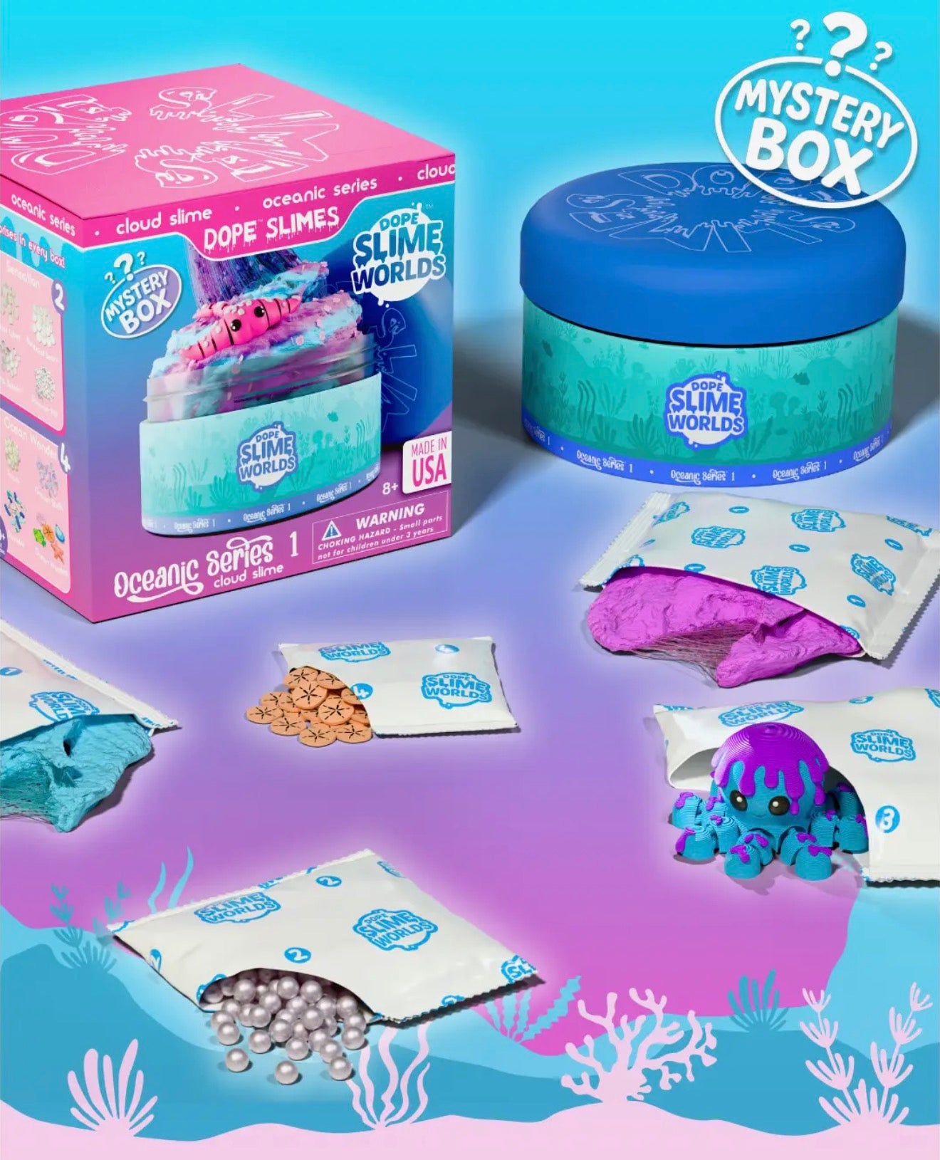 Slime Worlds™ Oceanic Series 1 Blind Box Slime Kit
