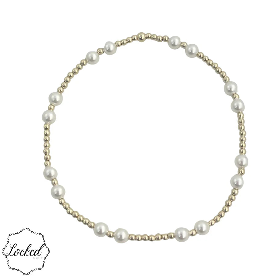 Gold Filled | Glass Pearl 24