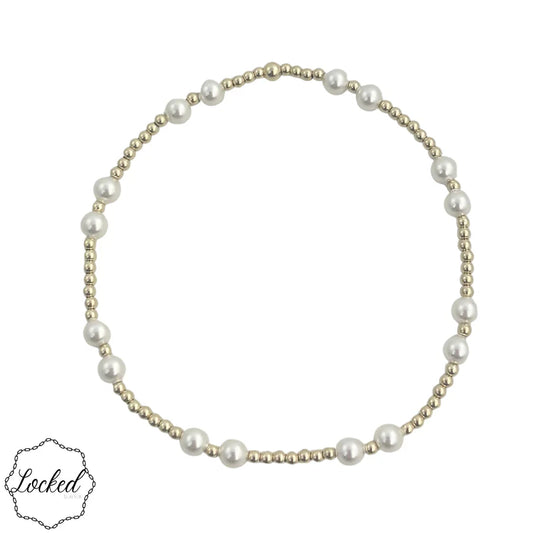 Gold Filled | Glass Pearl 24