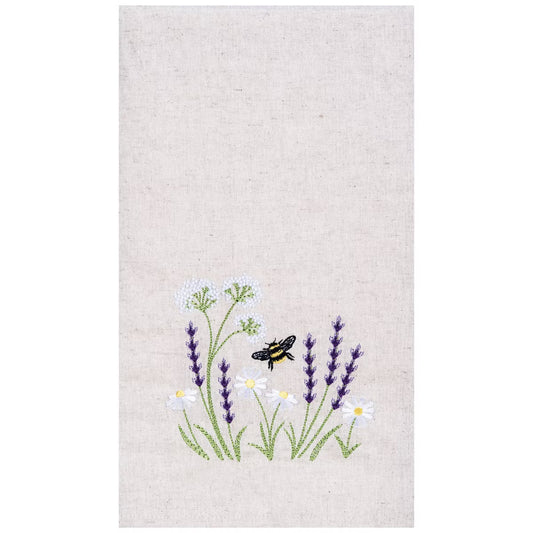Lavender & Bee Garden Towel