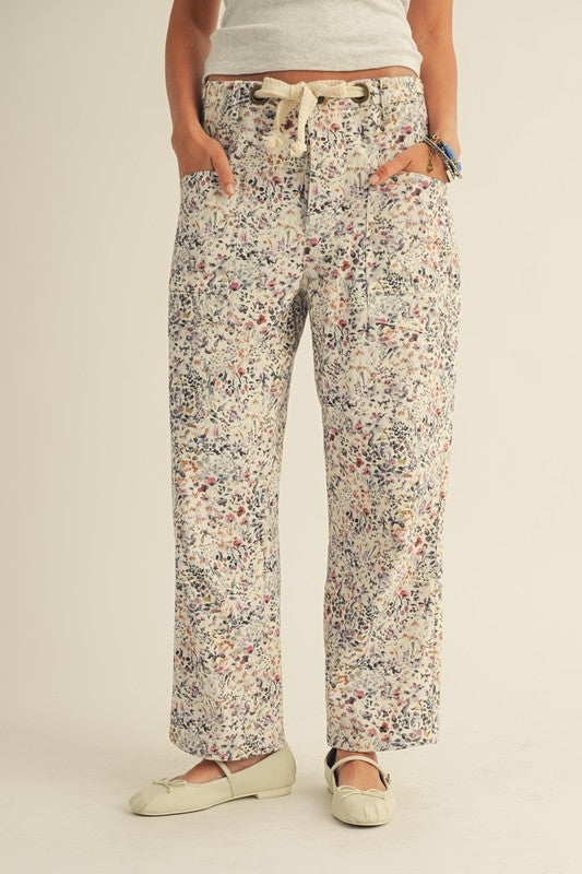 Meadow Bloom Drawstring Pants
