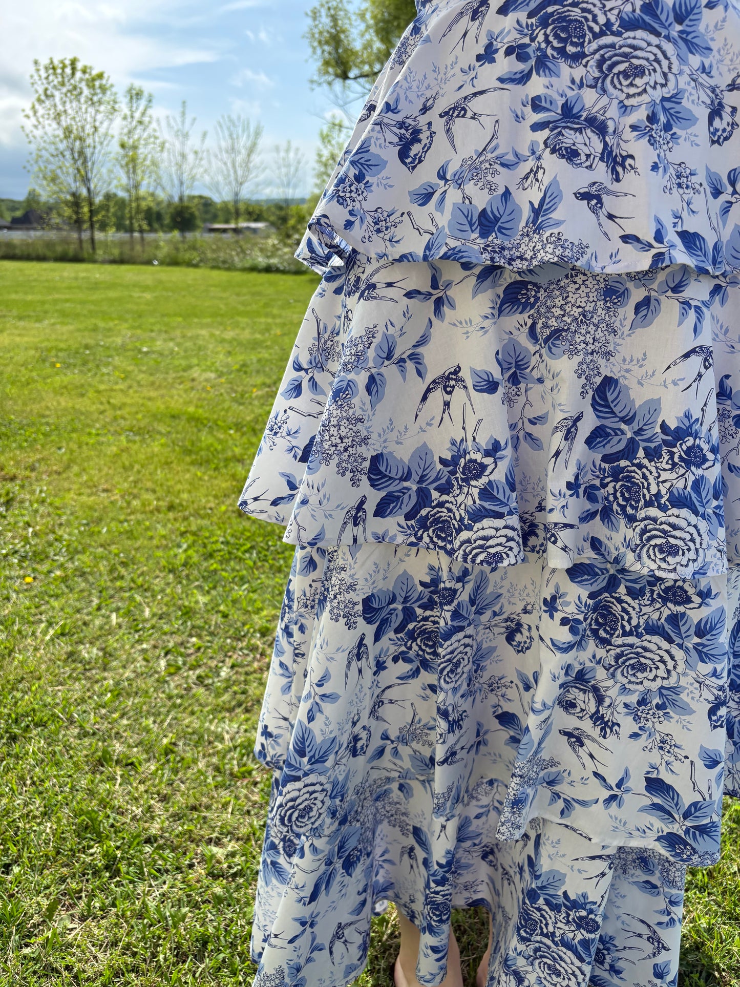 Heirloom Rose Tiered Maxi