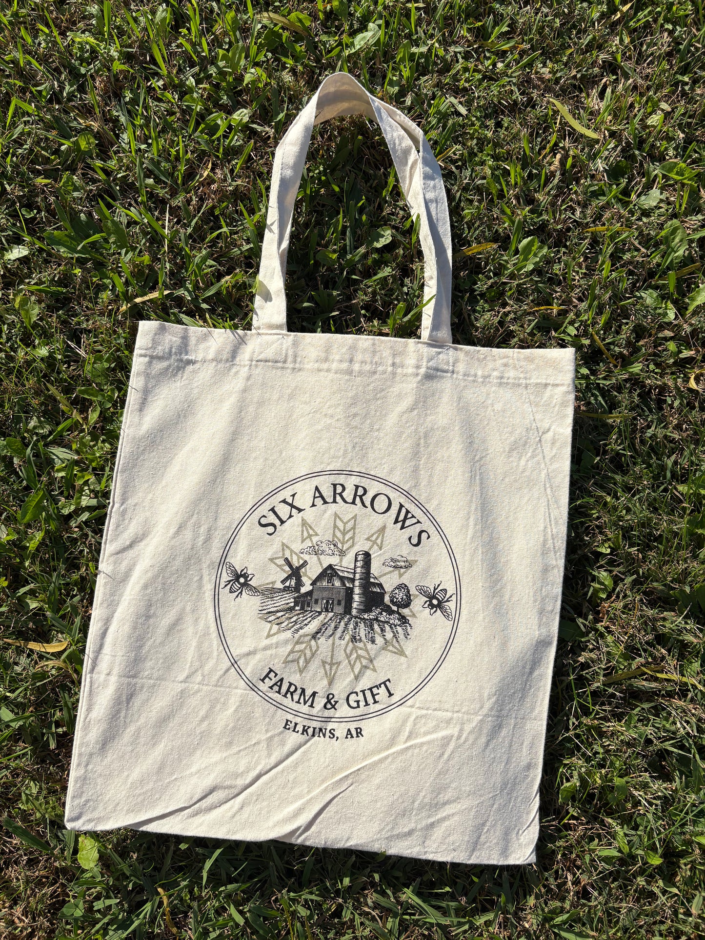 Six Arrows Canvas Tote