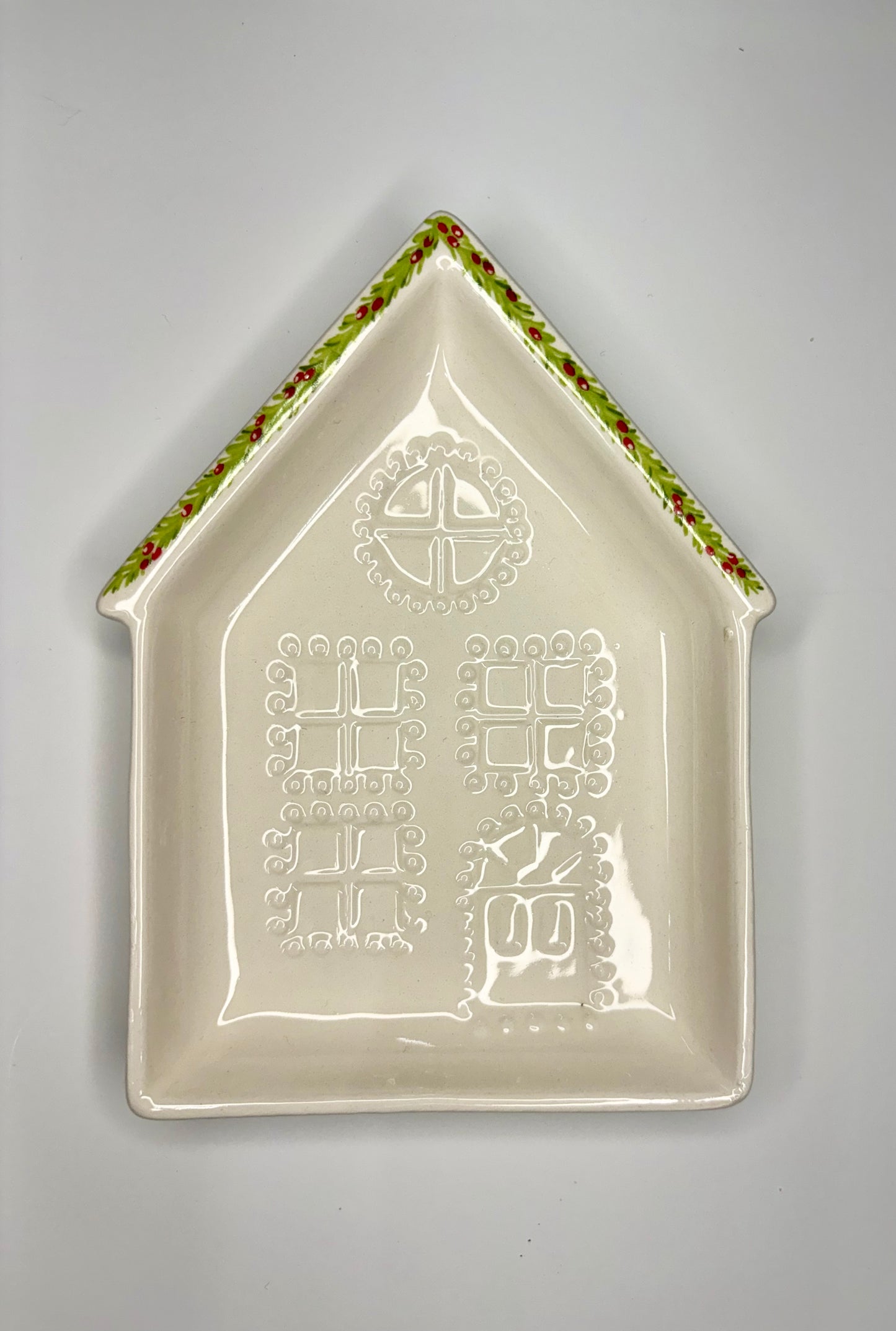 Christmas House Plates