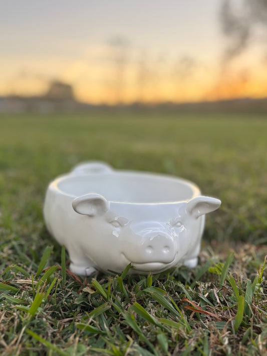 Farmhouse Pig Bowl