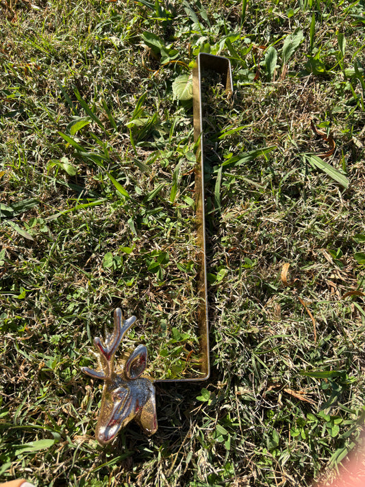 Iron Deer Wreath Hanger