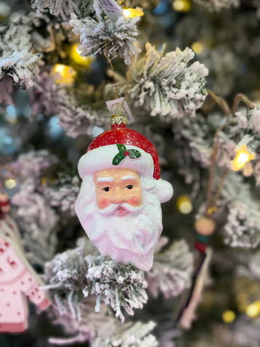Jolly Santa Ornament