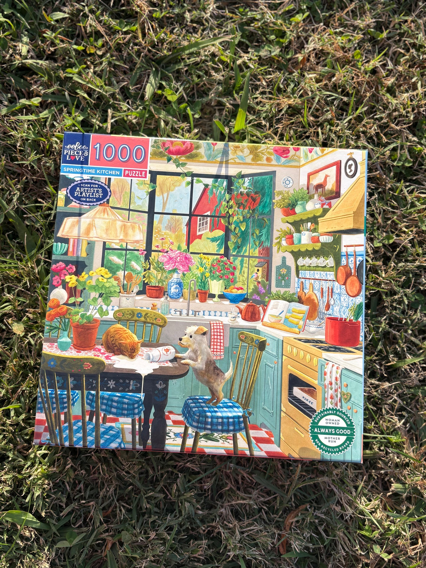 Springtime Kitchen 1000 Piece Puzzle