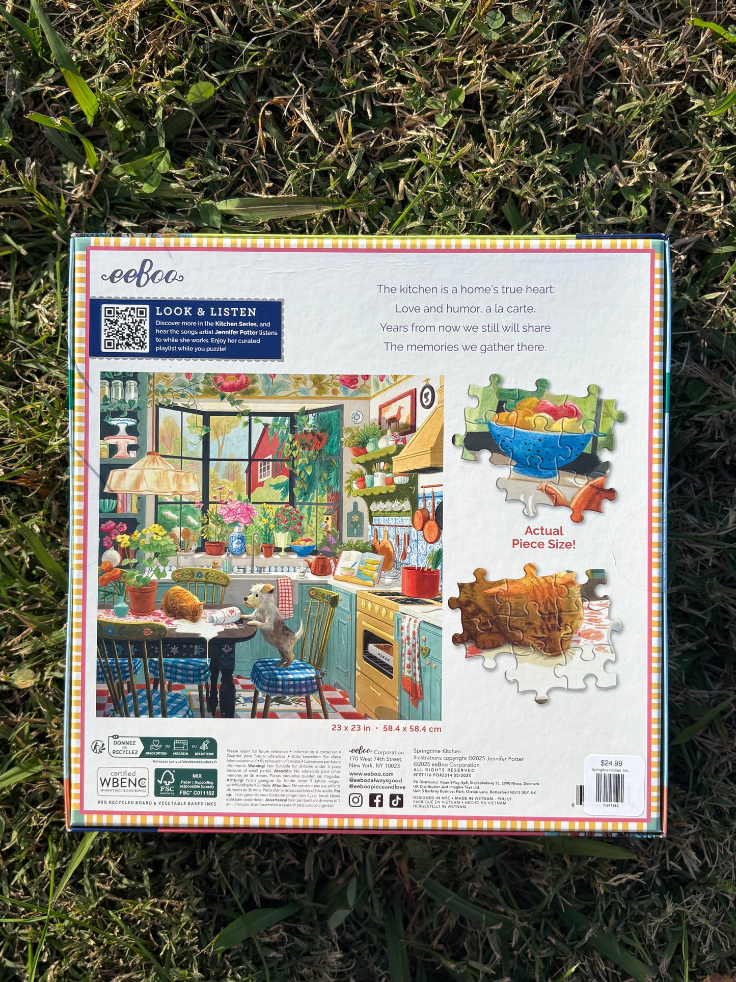 Springtime Kitchen 1000 Piece Puzzle