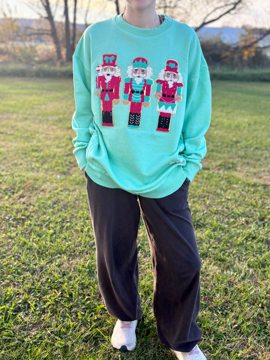 Mint Nutcracker Sweatshirt