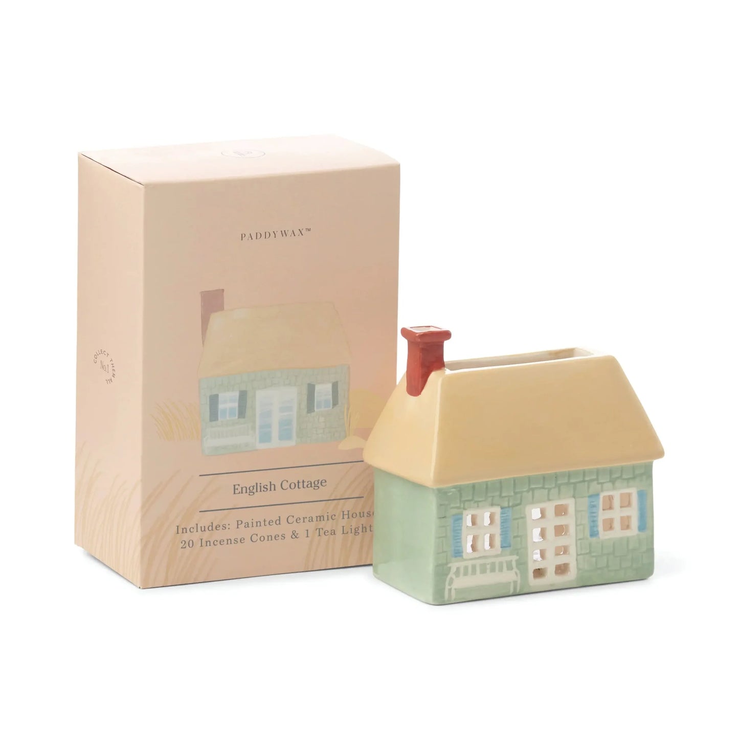 English Cottage Incense & Tea Light House