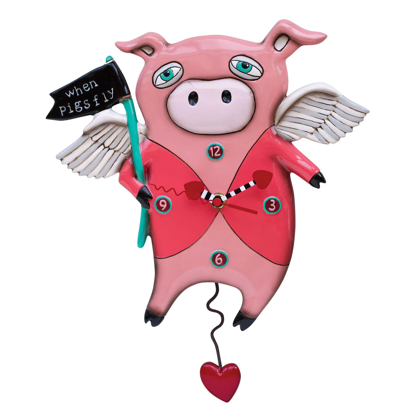 Pigs Fly Wall Clock