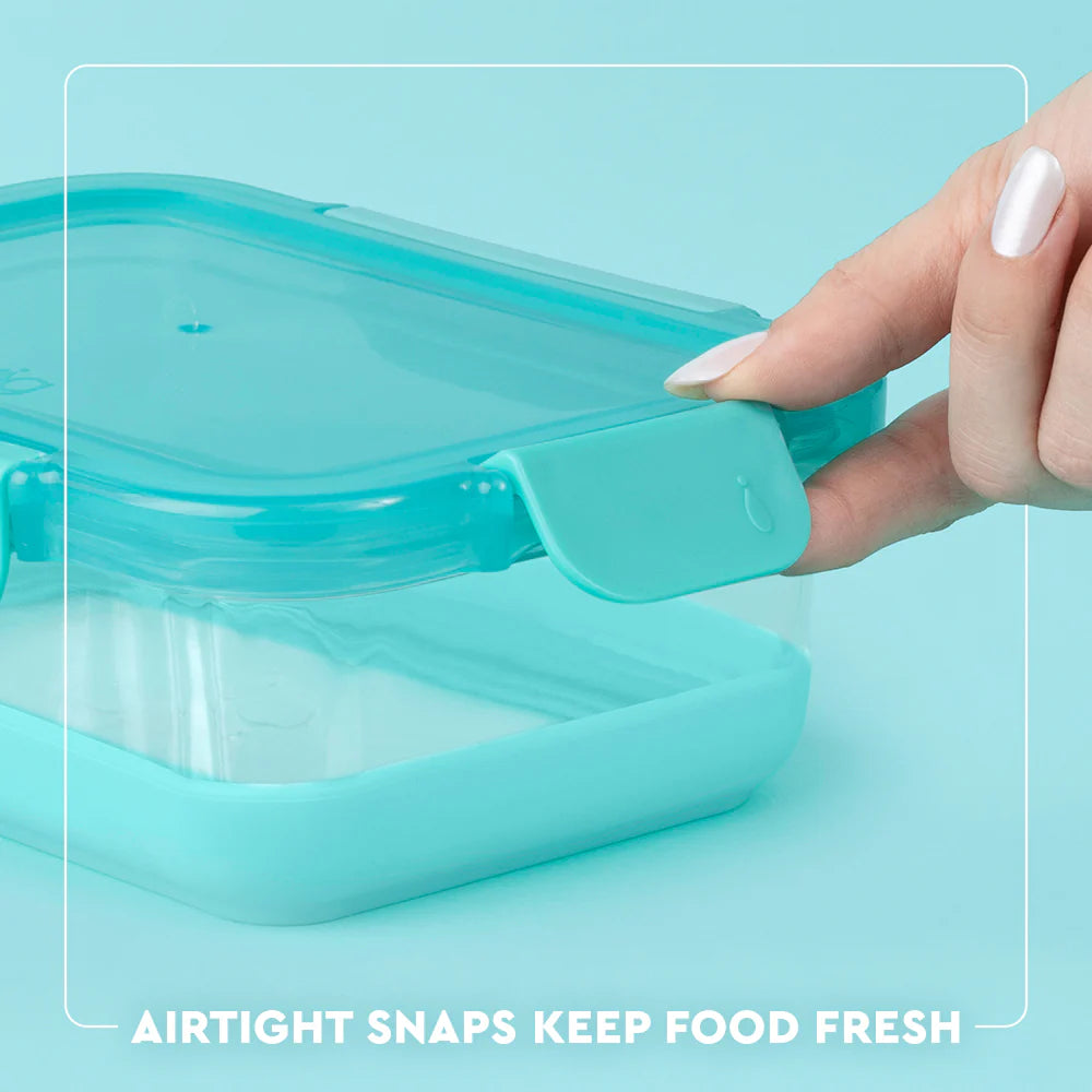 Pink 3pc Glass Food Storage