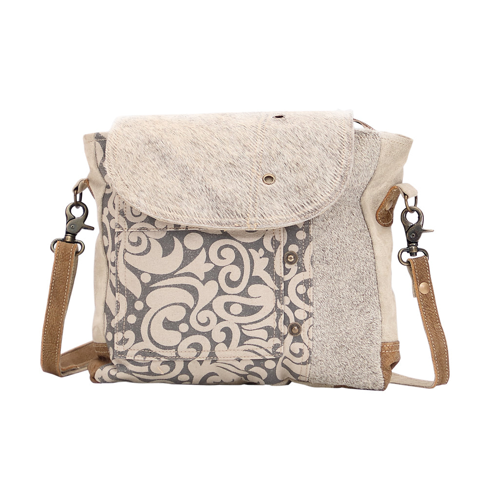 Floral Messenger Bag
