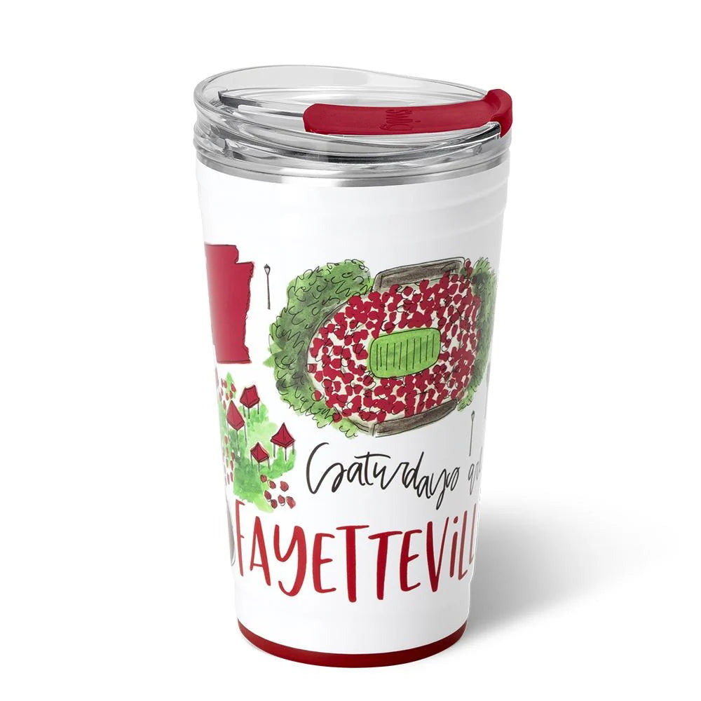 Saturdays in Fayetteville 24 oz Insulated Party Cup