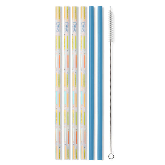 Teacher Life Reusable Straw Set