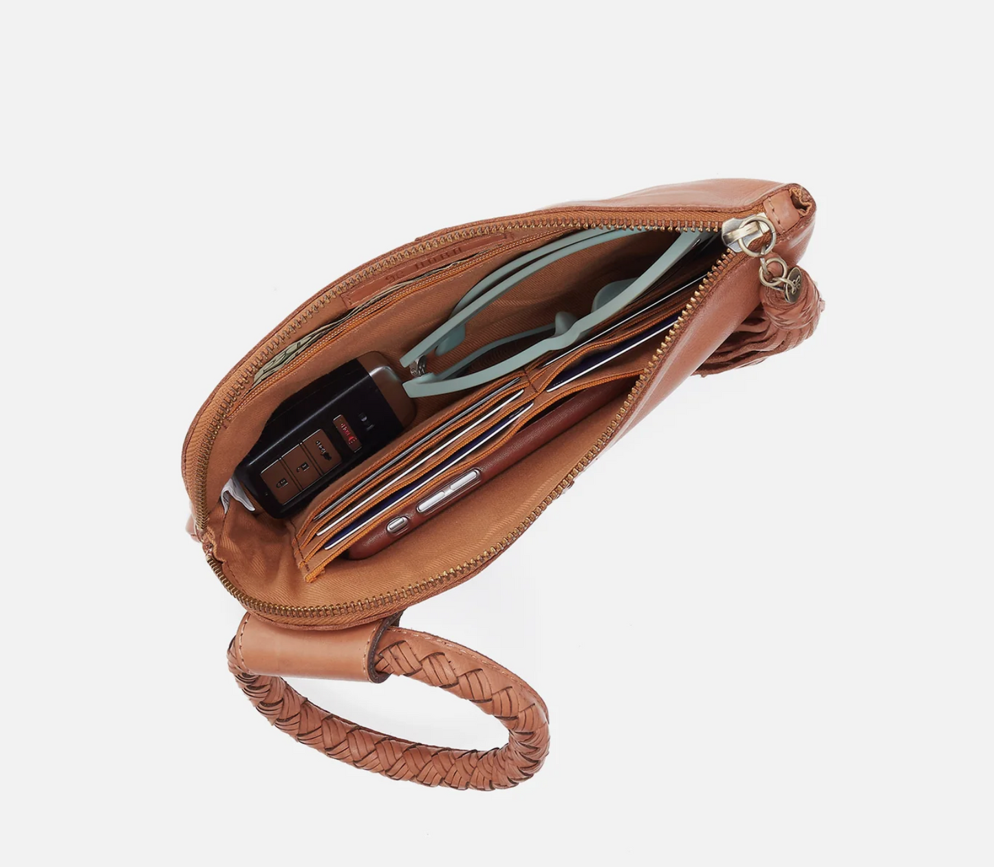 HOBO Harvest Wheat Sable Wristlet