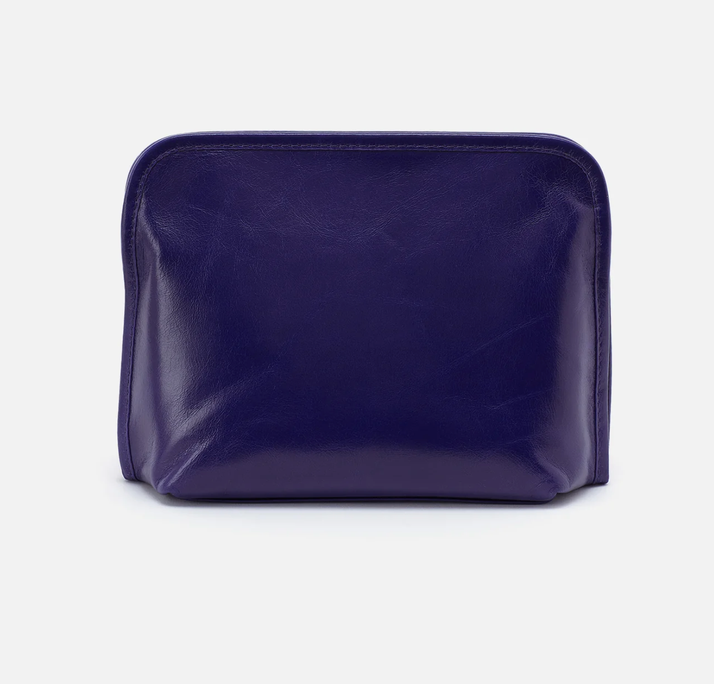 HOBO Violet Leather Cosmetic Pouch