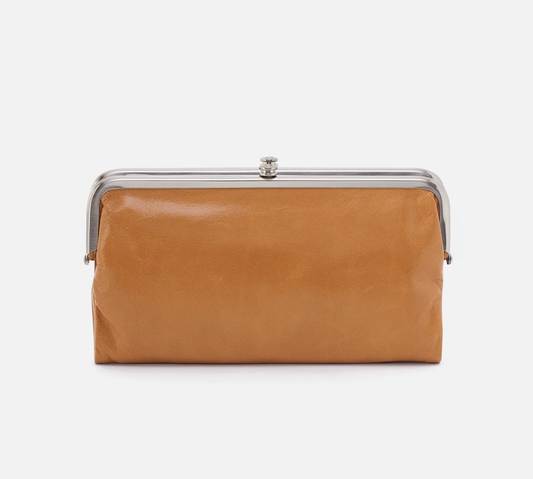 HOBO Lauren Frame Clutch Wallet – Natural